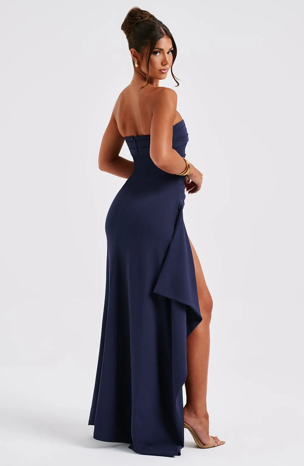 Zafira Maxi Dress - Navy sold by Babyboo Fashion product image thumbnail 3