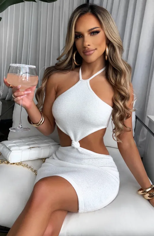 Mimosa Mini Dress - White sold by Babyboo Fashion
