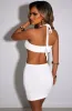 Mimosa Mini Dress - White sold by Babyboo Fashion