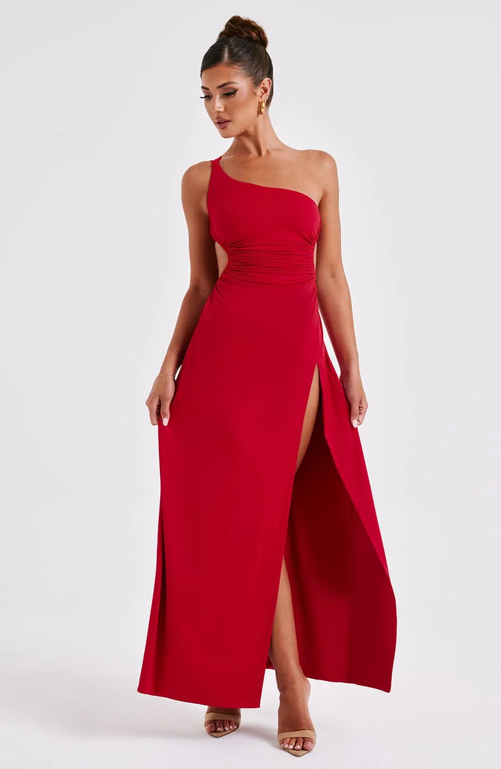 Alecia Maxi Dress - Red sold by Babyboo Fashion product image thumbnail 4
