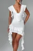 Rosalie Mini Dress - Ivory sold by Babyboo Fashion