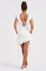 Rosalie Mini Dress - Ivory sold by Babyboo Fashion
