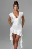 Rosalie Mini Dress - Ivory sold by Babyboo Fashion