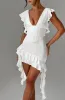 Rosalie Mini Dress - Ivory sold by Babyboo Fashion