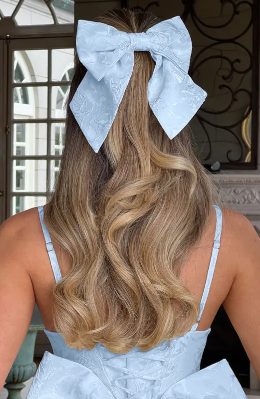 Elsa Bow - Blue sold by Babyboo Fashion