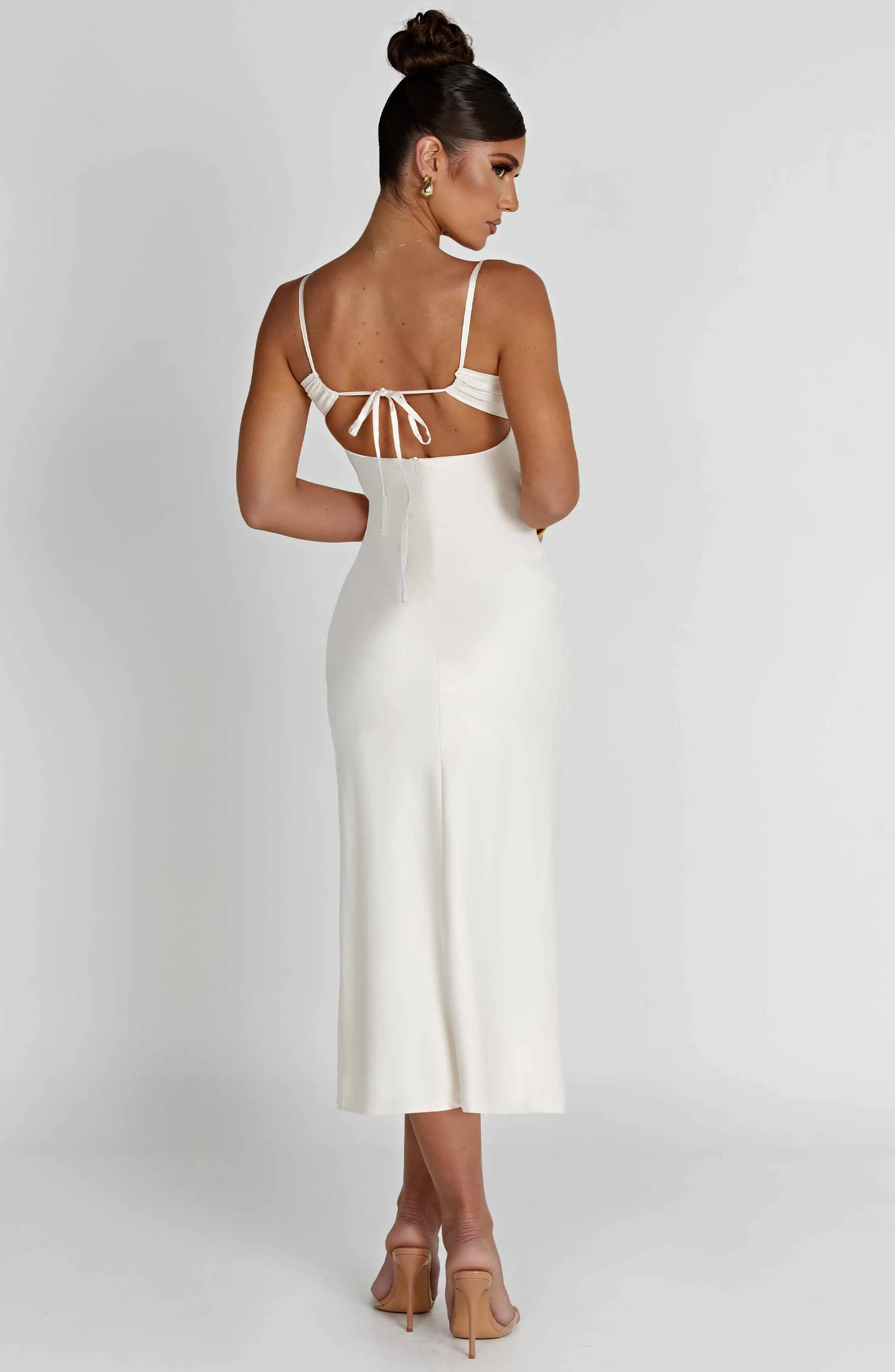 Ardelle Midi Dress - Ivory sold by Babyboo Fashion product image thumbnail 3