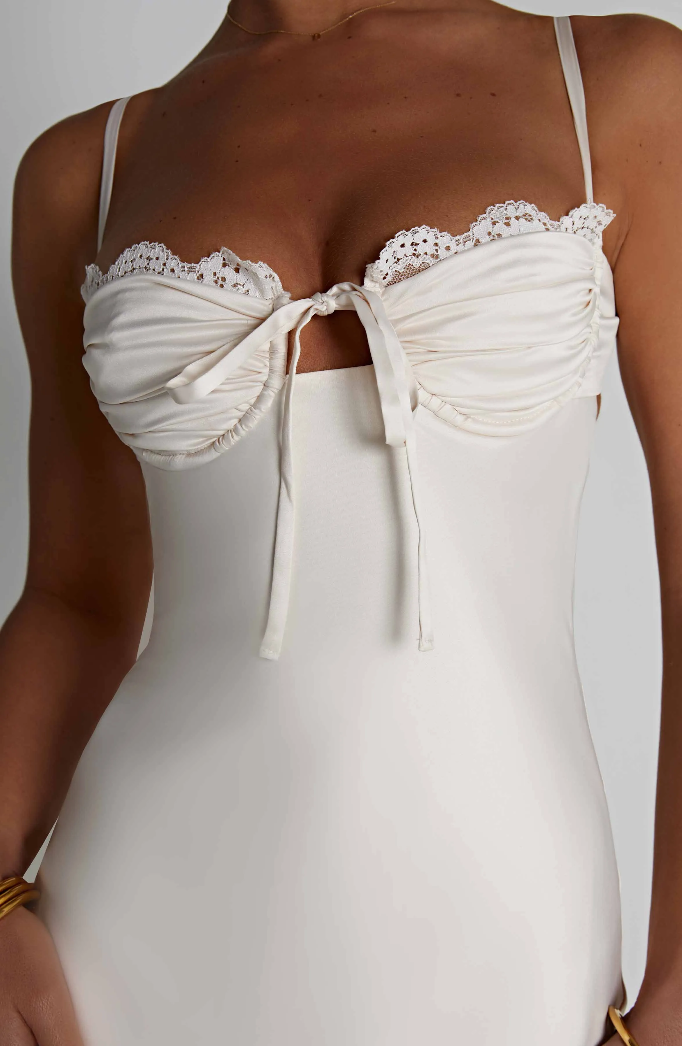 Ardelle Midi Dress - Ivory sold by Babyboo Fashion product image thumbnail 5