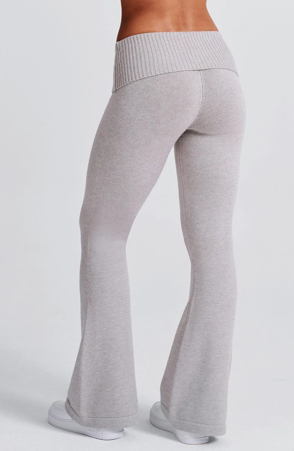 Portia Knit Pants - Light Grey Marl sold by Babyboo Fashion product image thumbnail 5