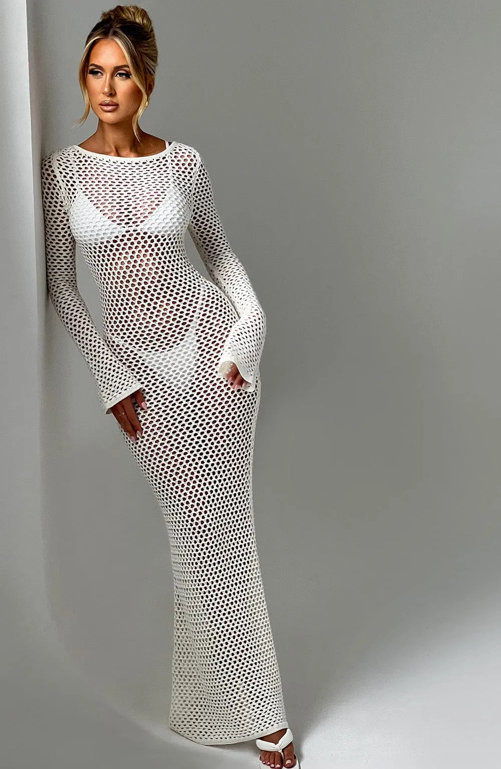 Moana Maxi Dress - White sold by Babyboo Fashion product image thumbnail 4