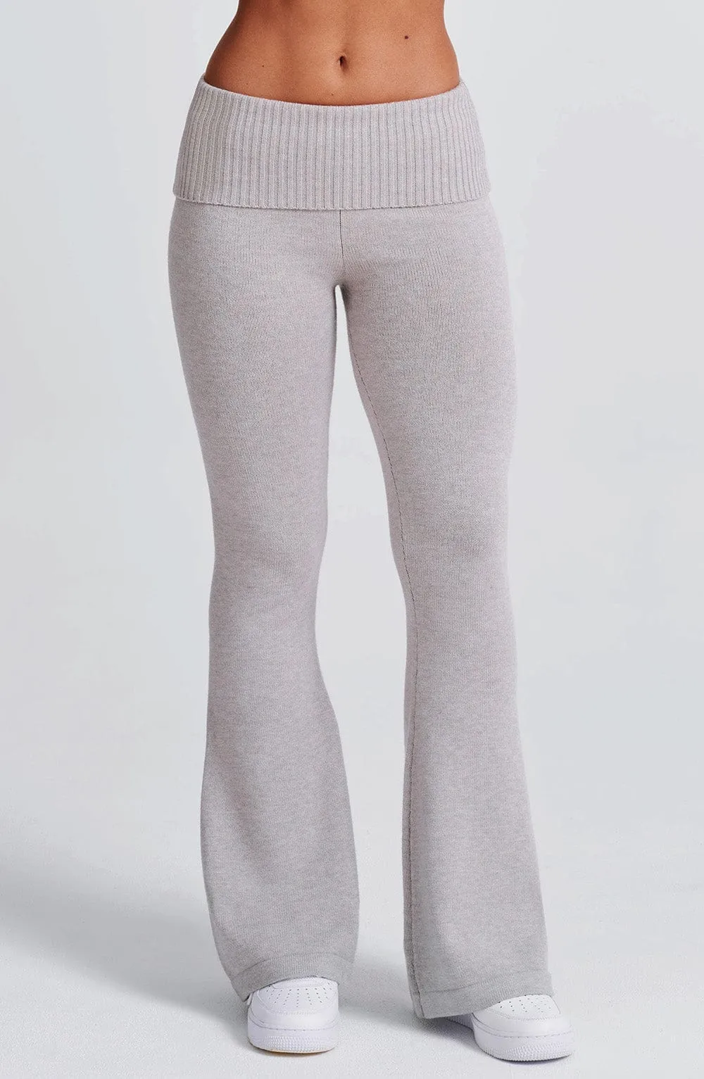 Portia Knit Pants - Light Grey Marl sold by Babyboo Fashion product image thumbnail 4