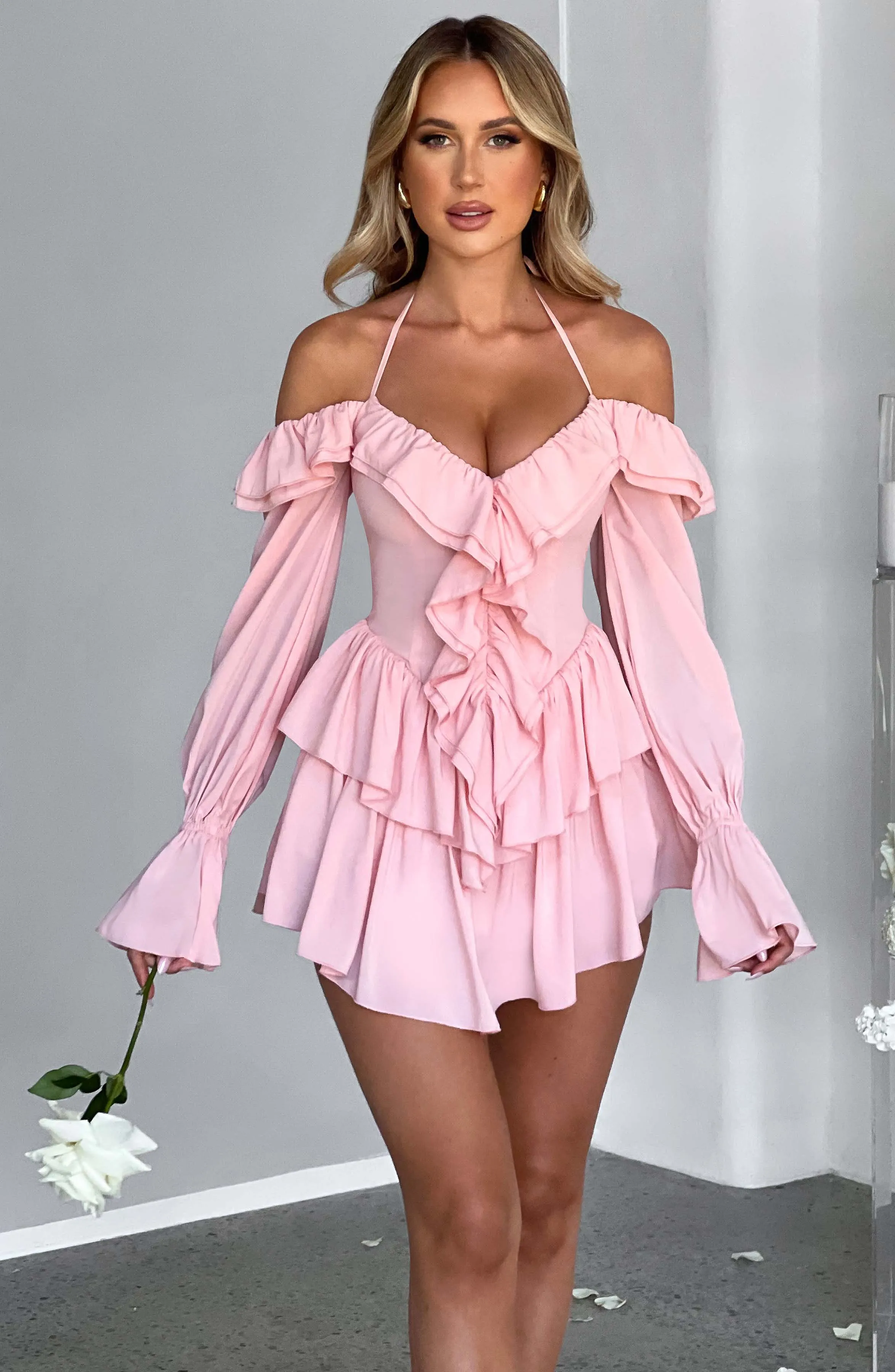 Savanna Playsuit - Pink sold by Babyboo Fashion