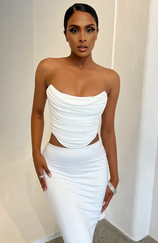 Estella Corset - White sold by Babyboo Fashion