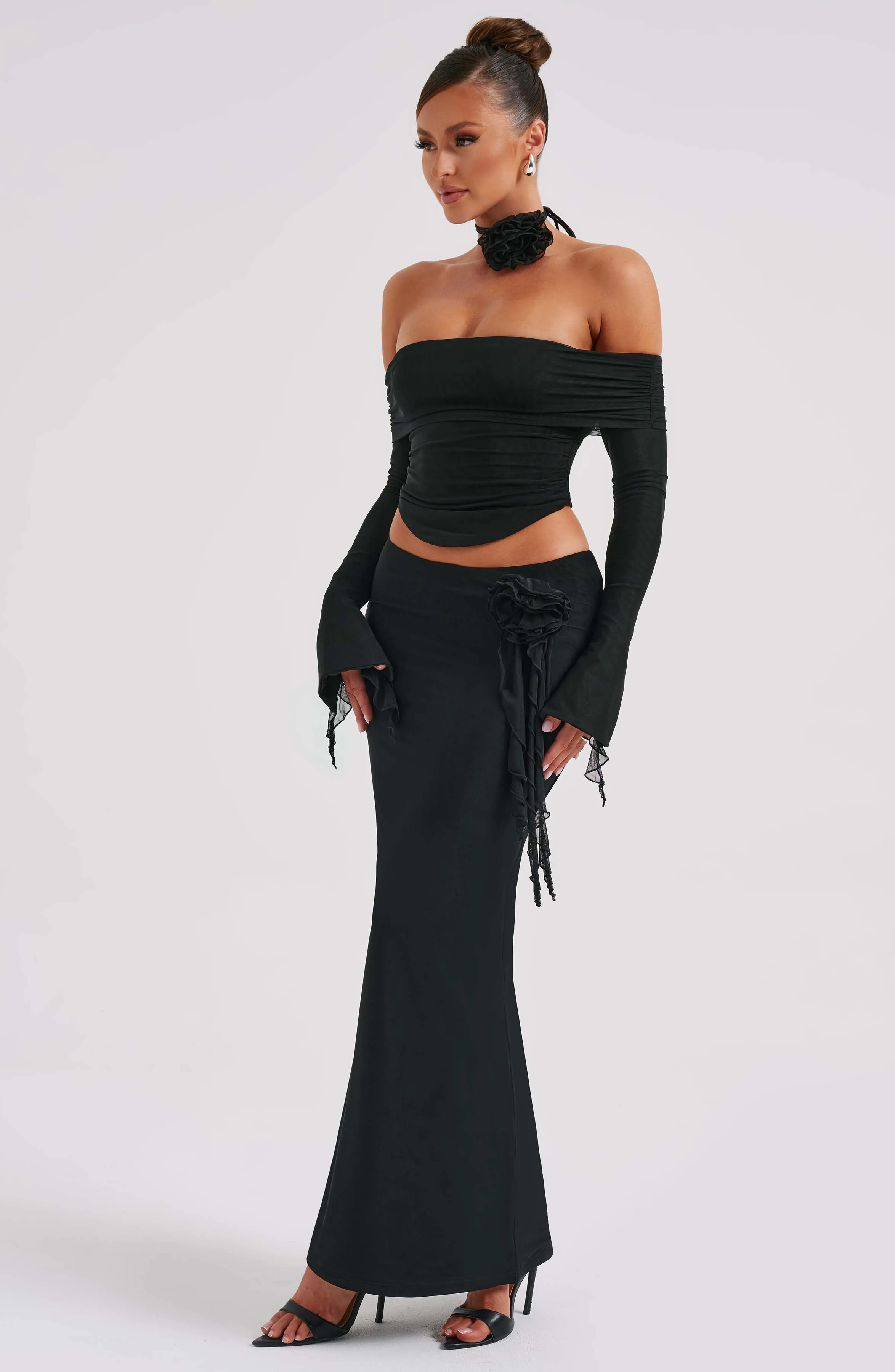 Deema Maxi Skirt - Black sold by Babyboo Fashion product image thumbnail 3