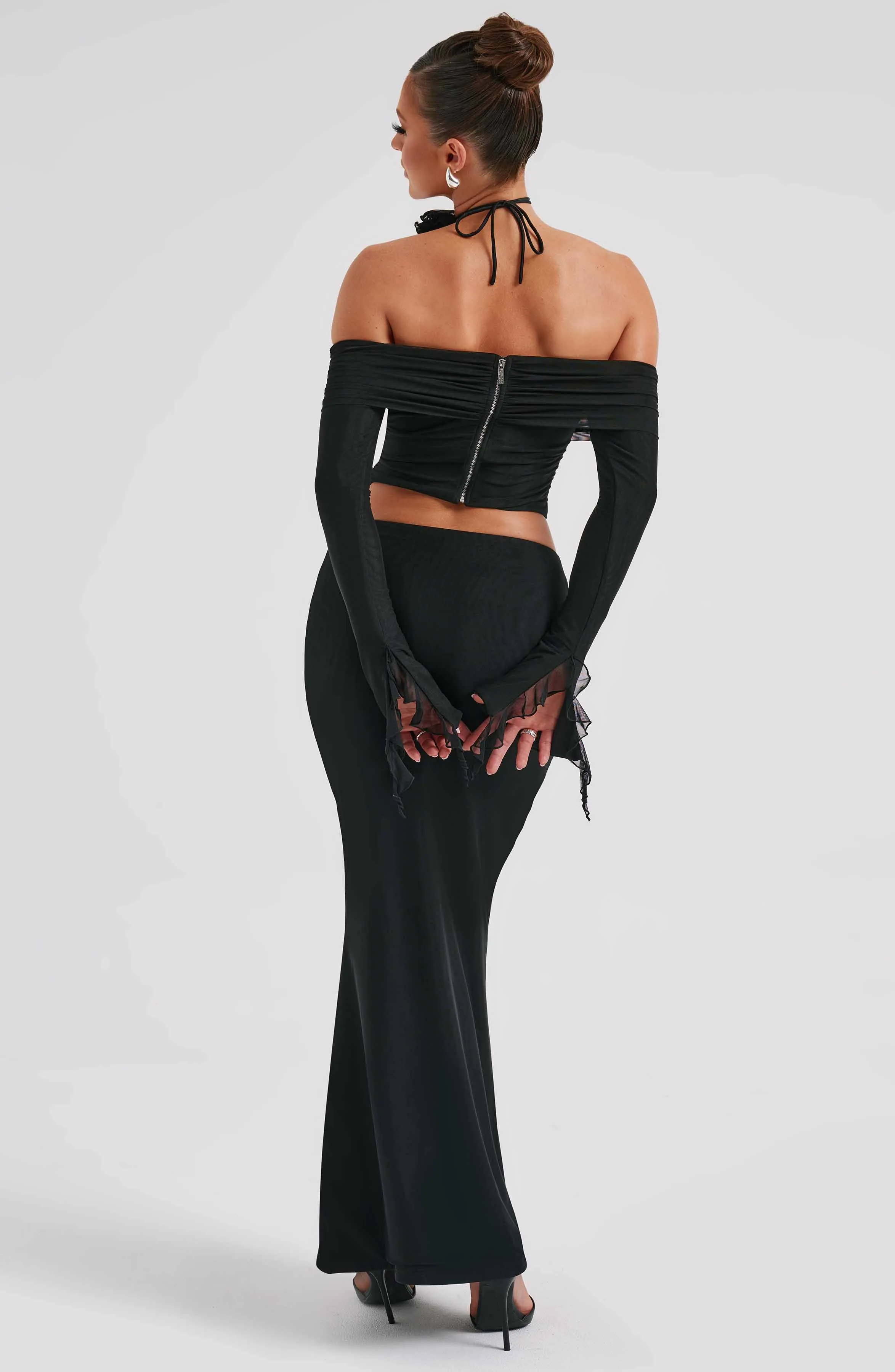 Deema Maxi Skirt - Black sold by Babyboo Fashion product image thumbnail 2