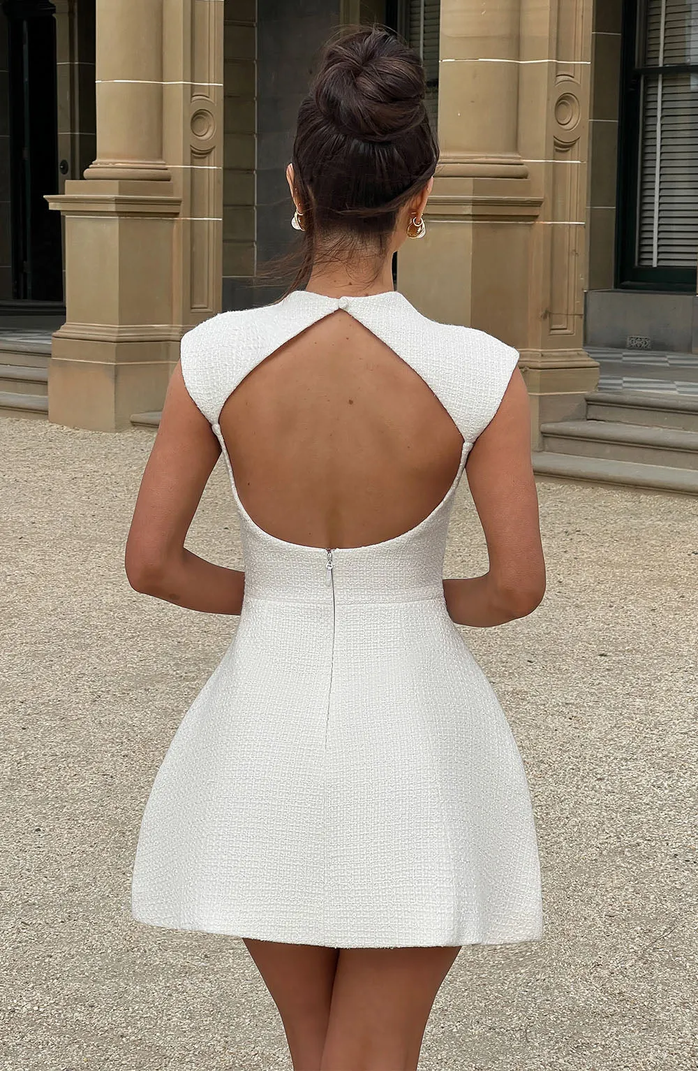 Blake Mini Dress - Ivory sold by Babyboo Fashion product image thumbnail 2