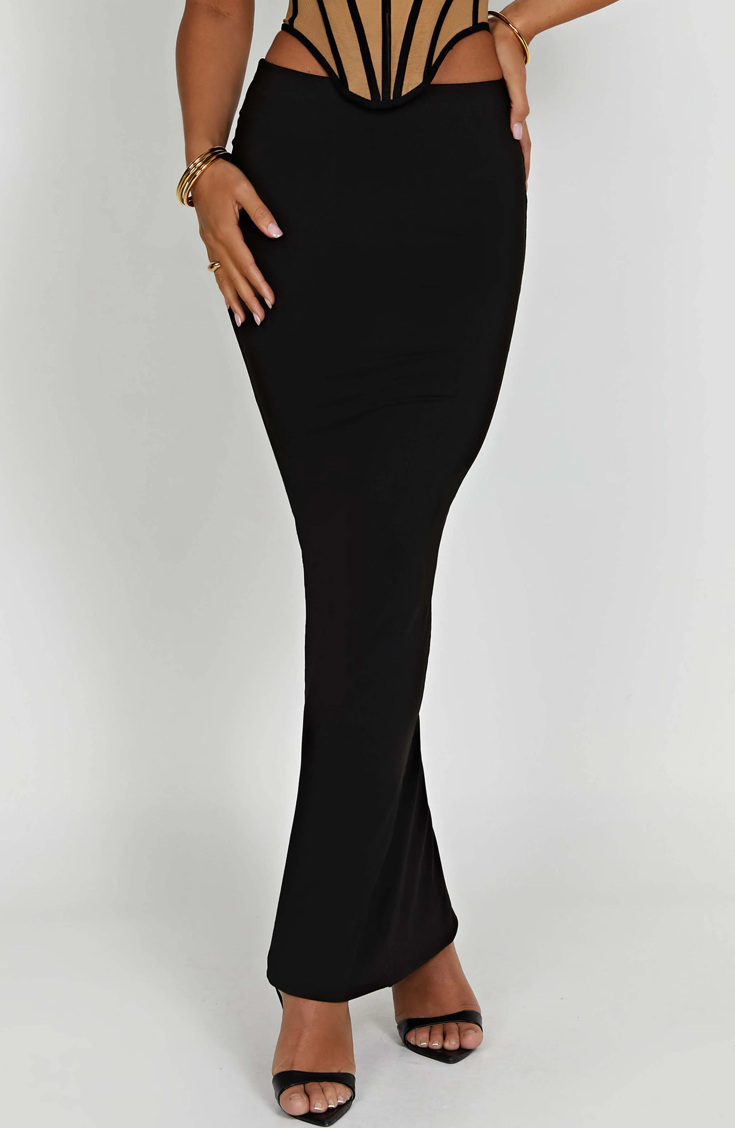 Astrid Maxi Skirt - Black sold by Babyboo Fashion product image thumbnail 3