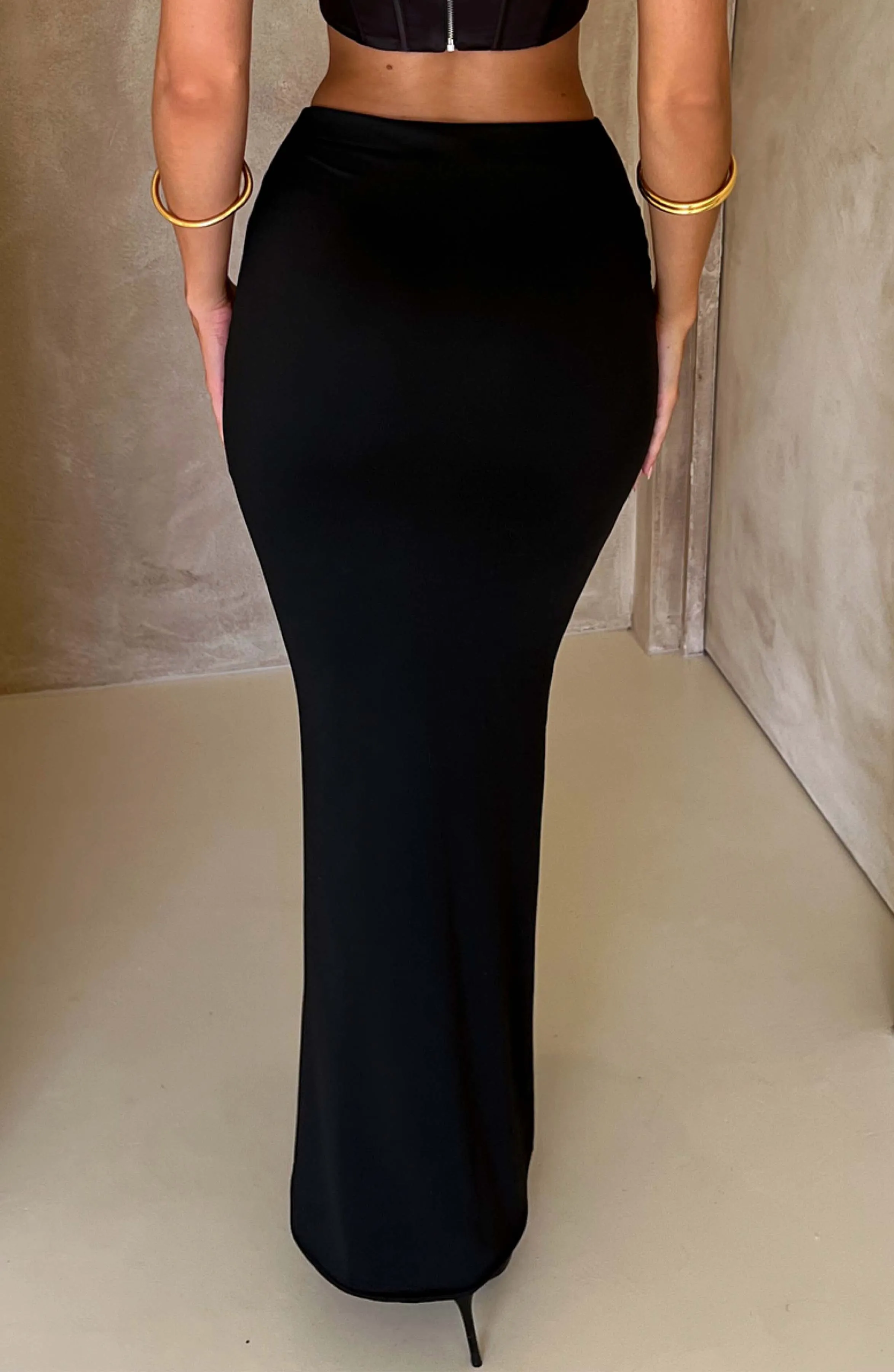 Astrid Maxi Skirt - Black sold by Babyboo Fashion product image thumbnail 5