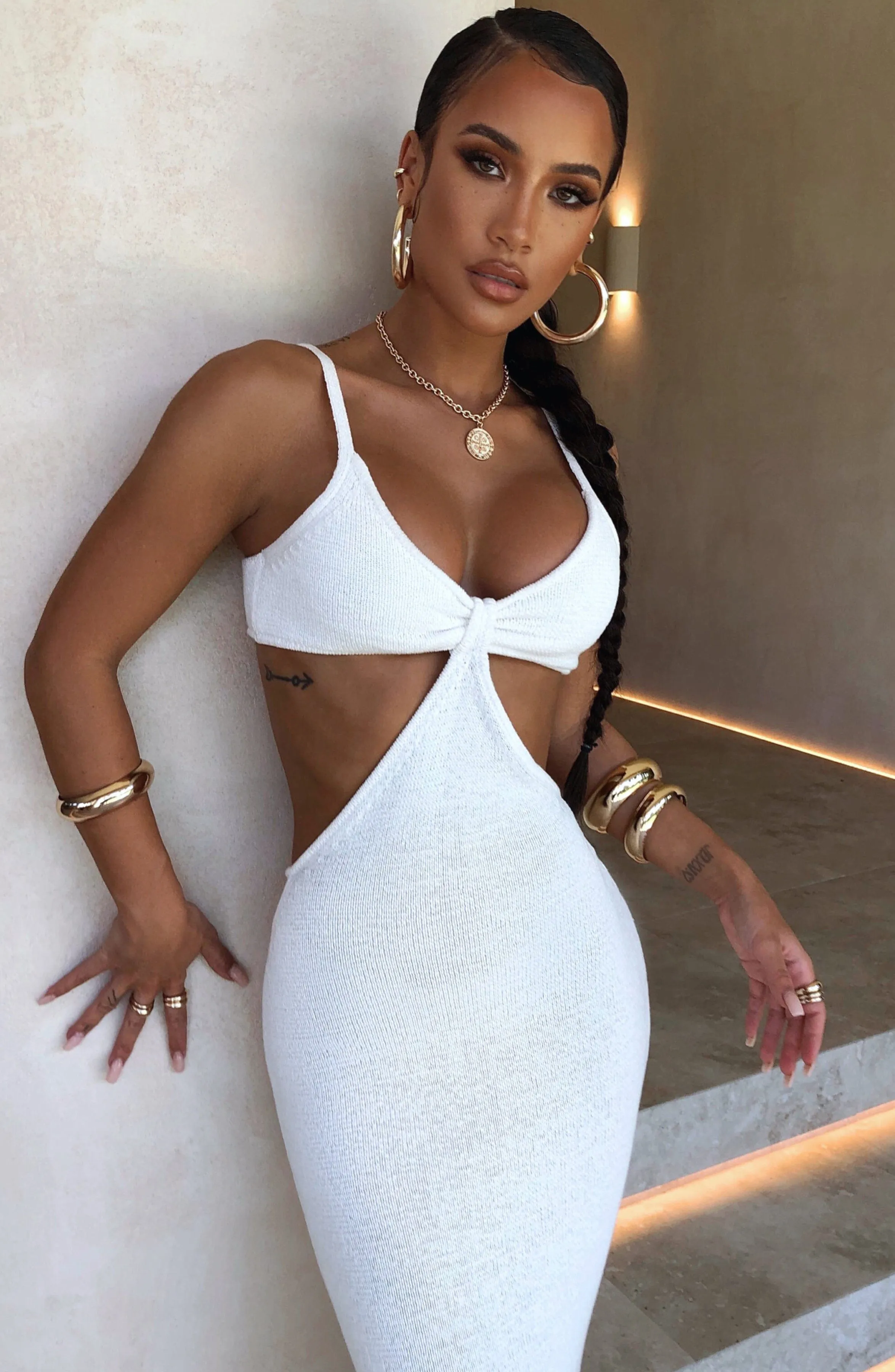 Elianna Maxi Dress - White sold by Babyboo Fashion product image thumbnail 2