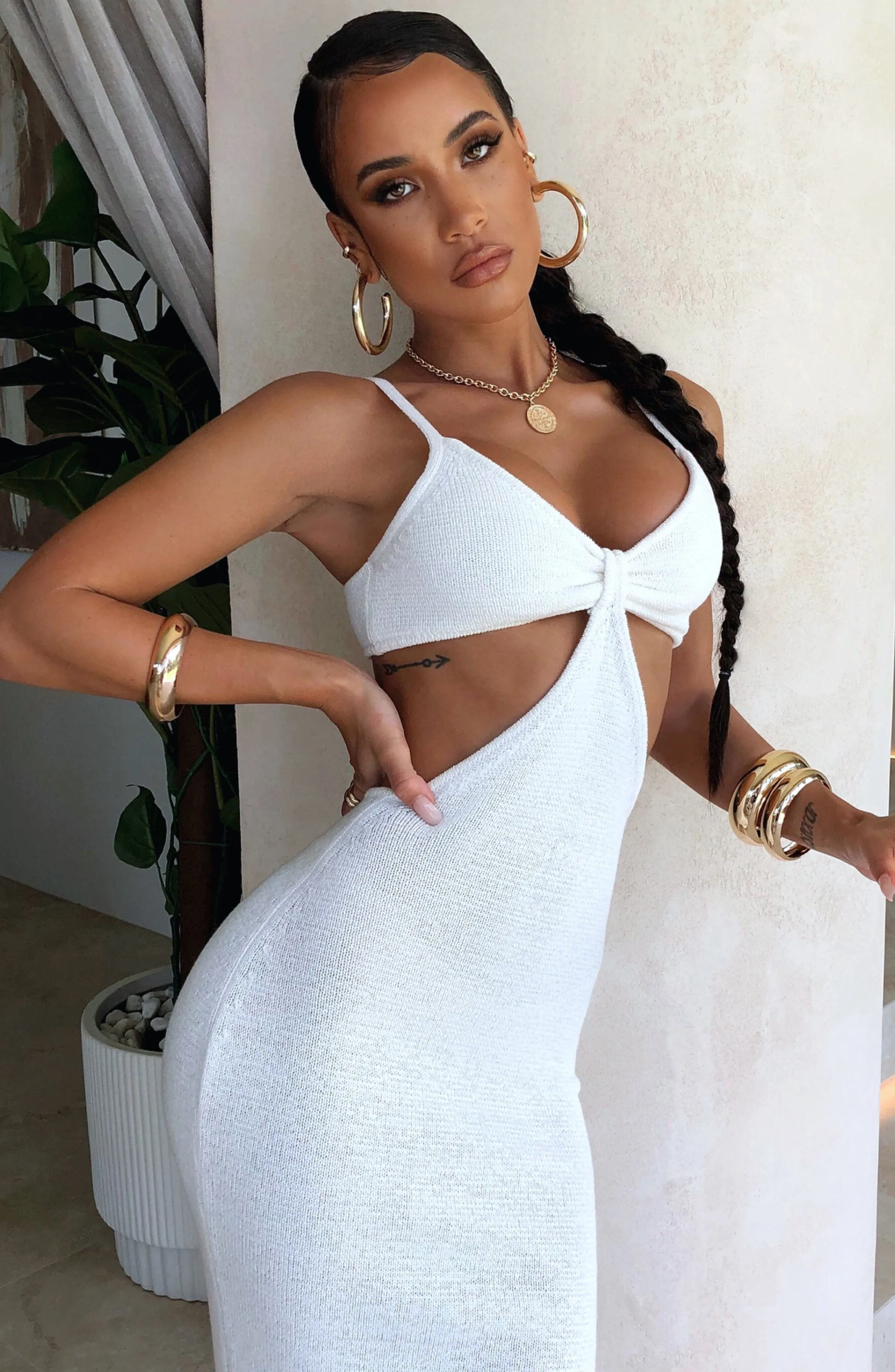 Elianna Maxi Dress - White sold by Babyboo Fashion product image thumbnail 3
