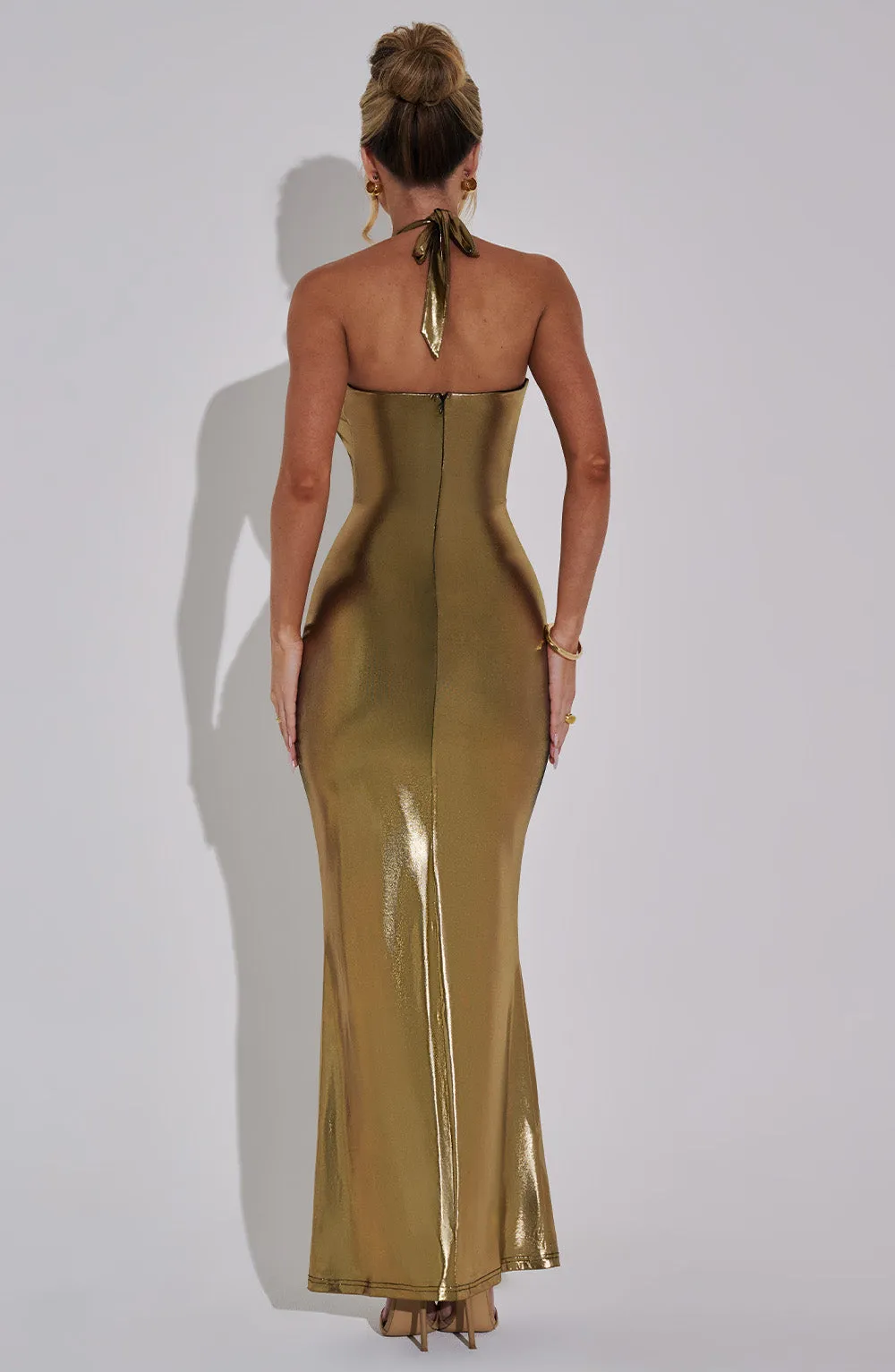 Chrishelle Maxi Dress - Gold sold by Babyboo Fashion product image thumbnail 4