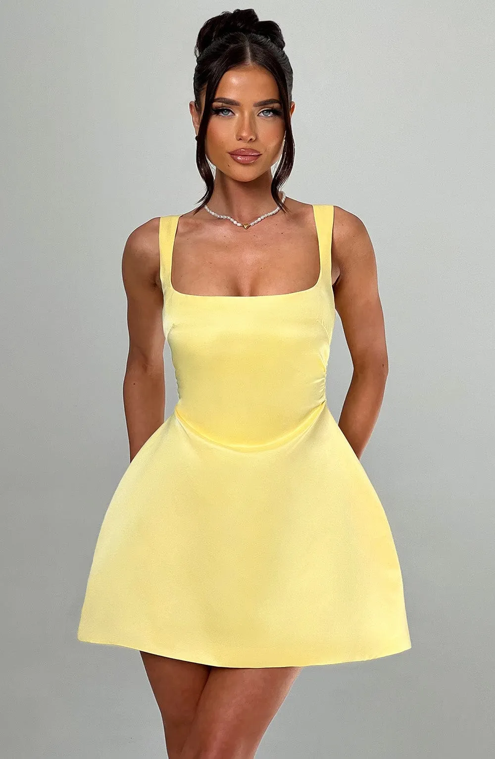 Sofie Mini Dress - Lemon sold by Babyboo Fashion product image thumbnail 3