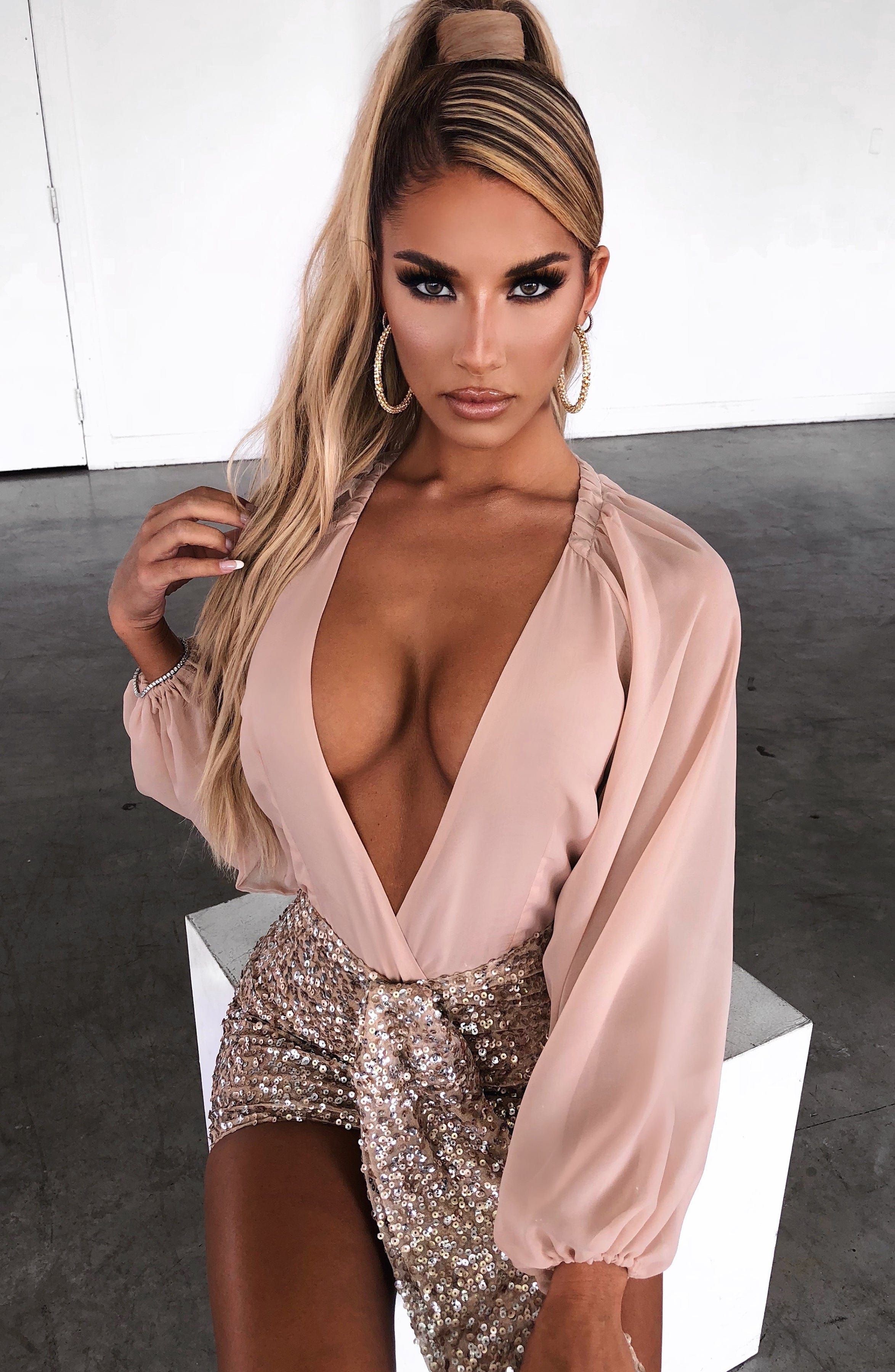 Daniella Bodysuit - Nude sold by Babyboo Fashion