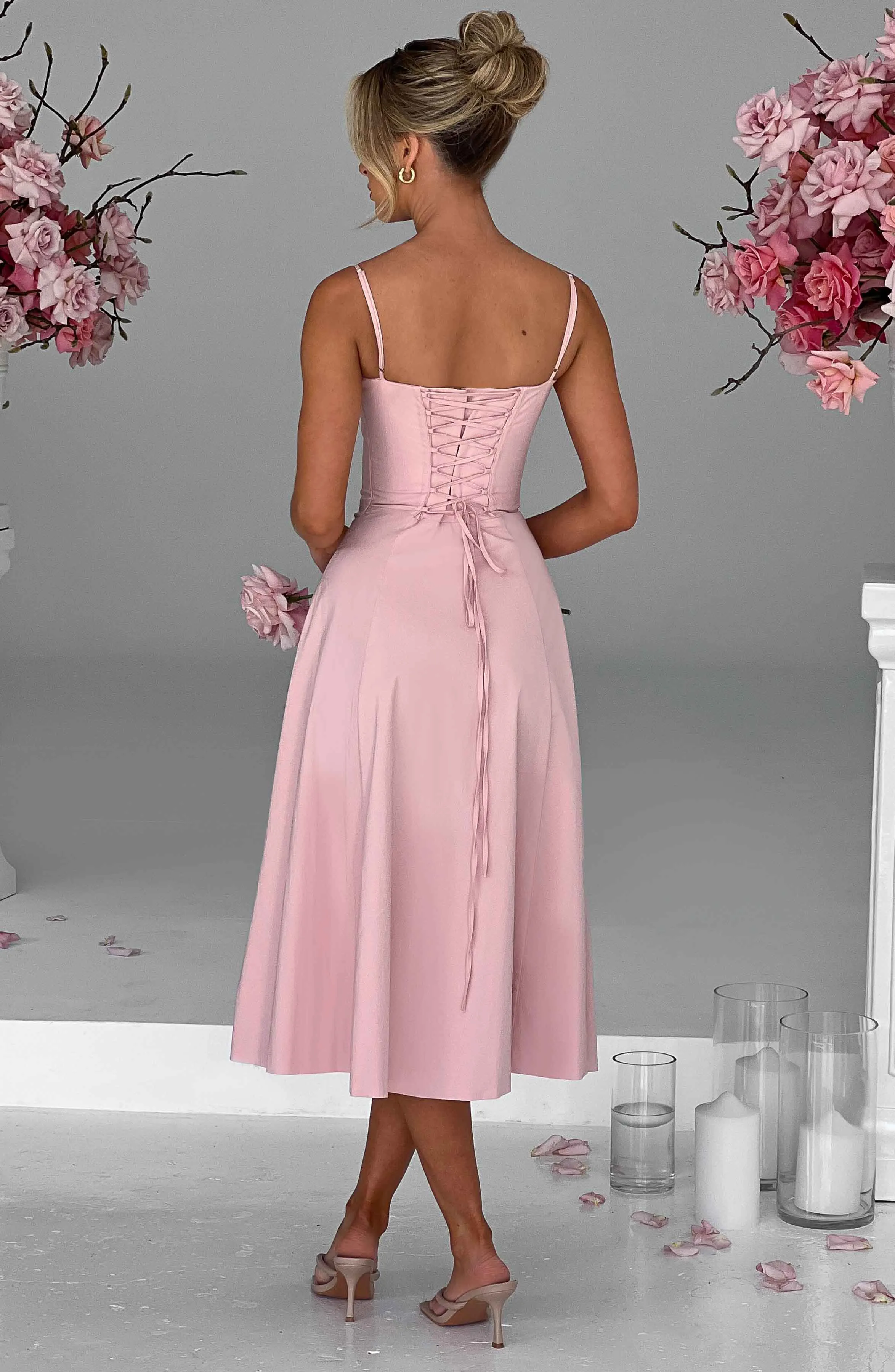 Deanna Midi Dress - Blush sold by Babyboo Fashion product image thumbnail 2