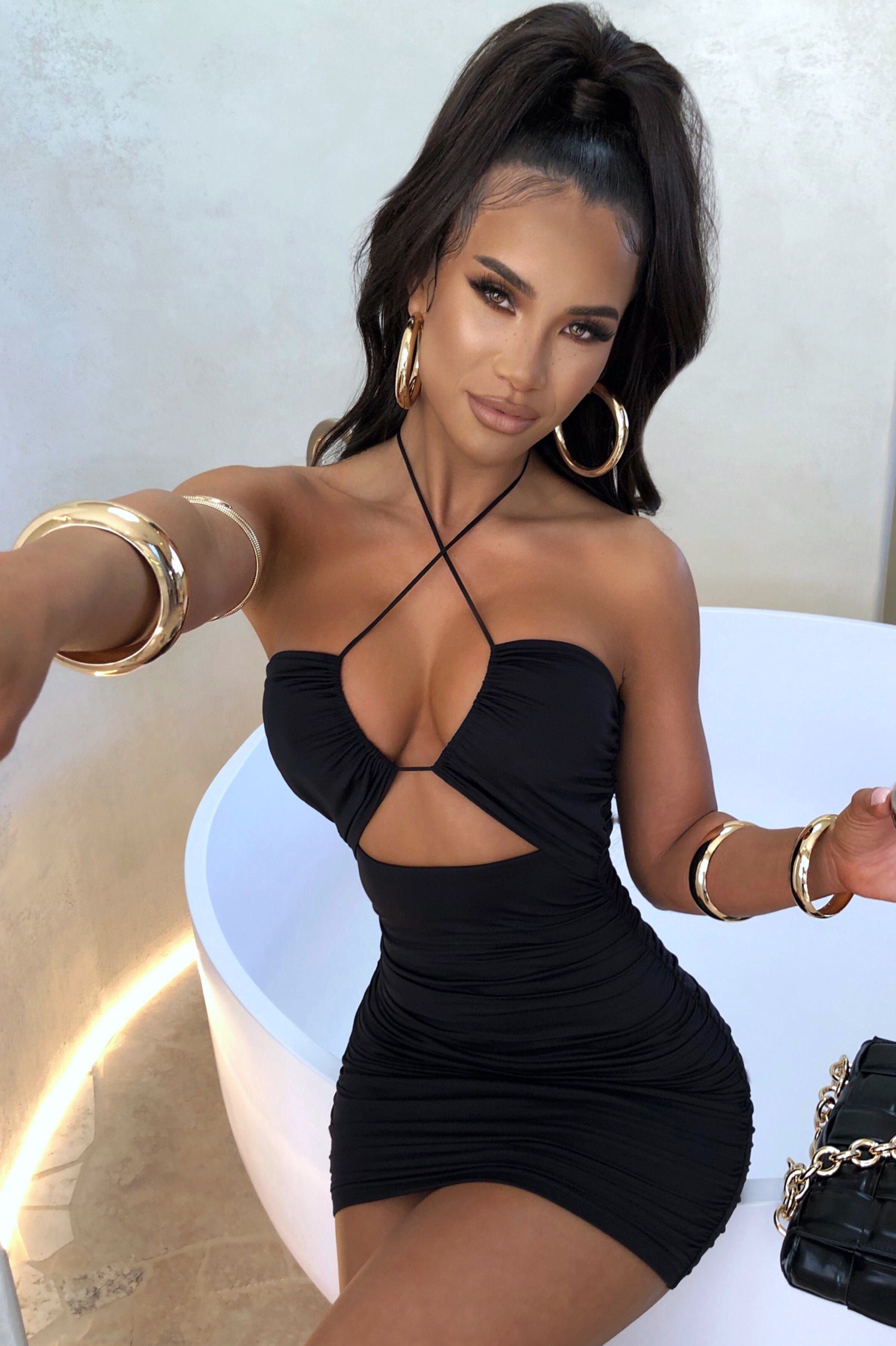 Sara Mini Dress - Black sold by Babyboo Fashion product image thumbnail 3