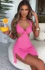 Kamilla Mini Dress - Hot Pink sold by Babyboo Fashion