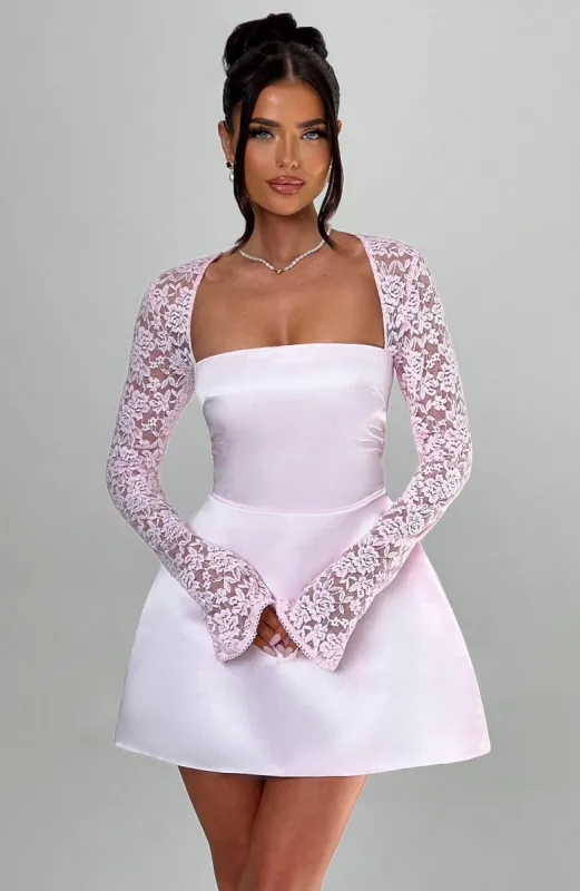 Sadie Mini Dress - Blush sold by Babyboo Fashion