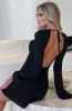 Adalee Mini Dress - Black sold by Babyboo Fashion