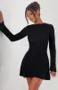 Adalee Mini Dress - Black sold by Babyboo Fashion