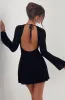 Adalee Mini Dress - Black sold by Babyboo Fashion