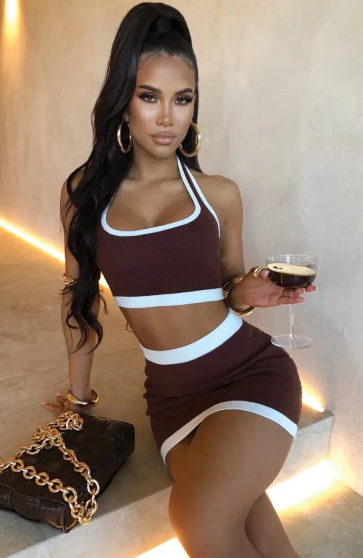 Cara Crop - Chocolate sold by Babyboo Fashion