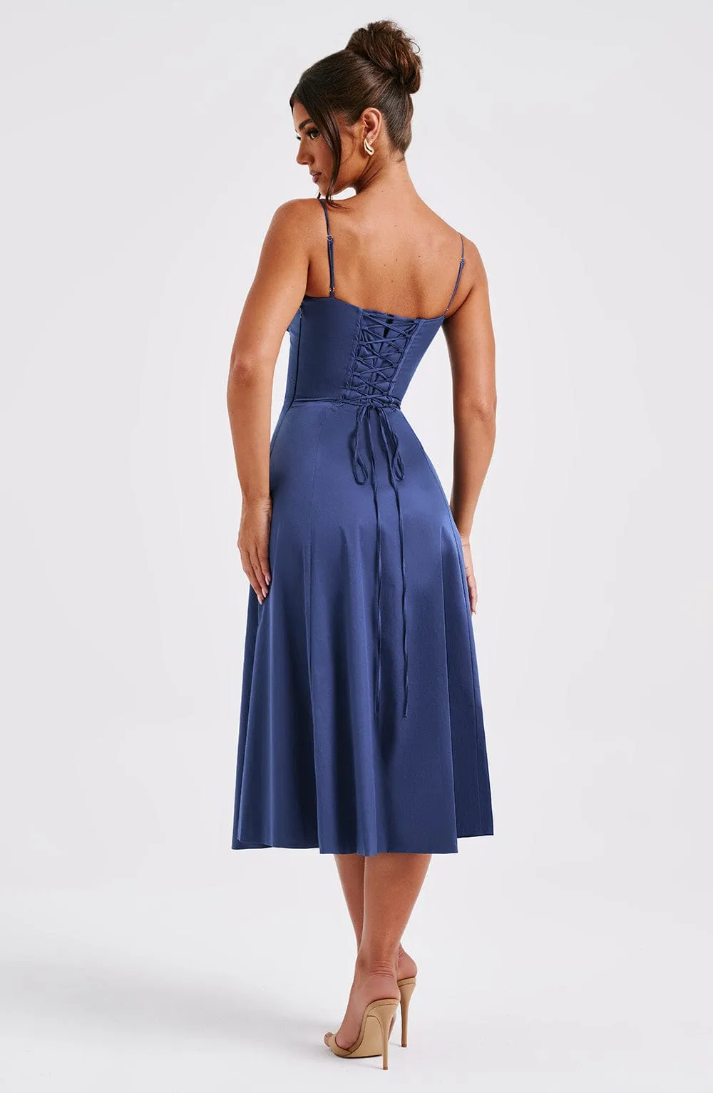 Deanna Midi Dress - Navy sold by Babyboo Fashion product image thumbnail 2