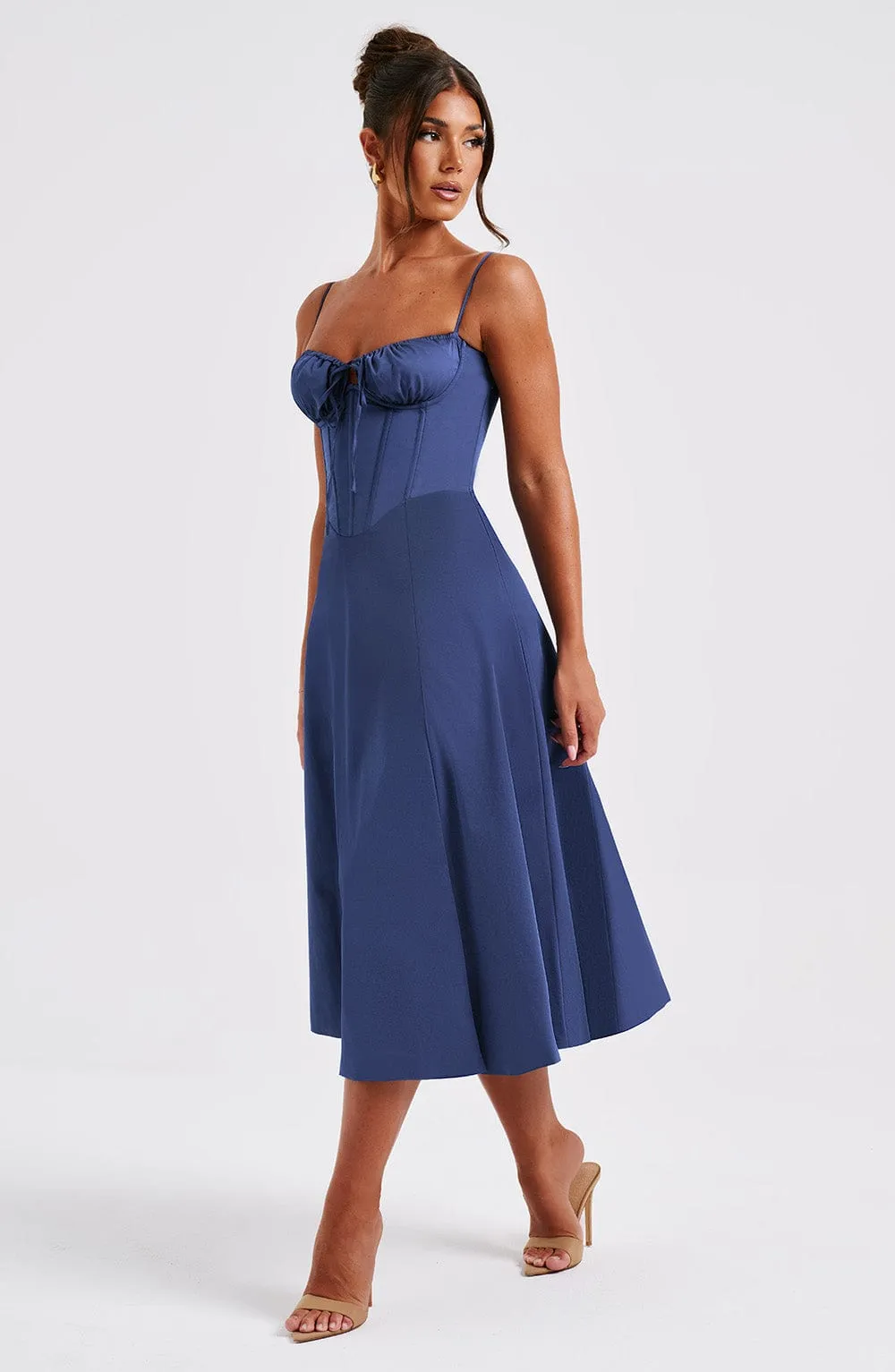 Deanna Midi Dress - Navy sold by Babyboo Fashion product image thumbnail 4
