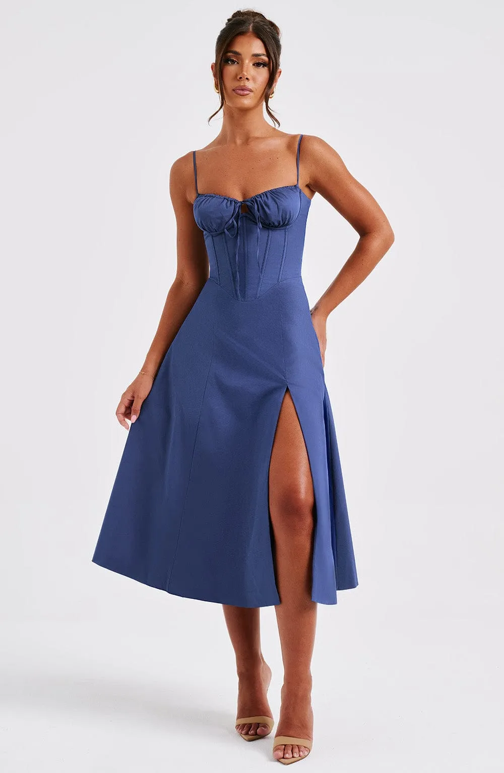 Deanna Midi Dress - Navy sold by Babyboo Fashion product image thumbnail 5