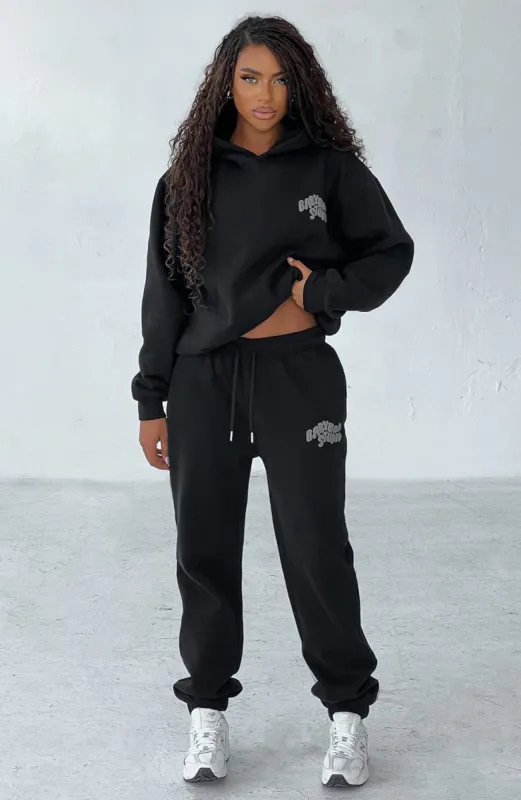 Studio Sweatpants - Black/Charcoal sold by Babyboo Fashion