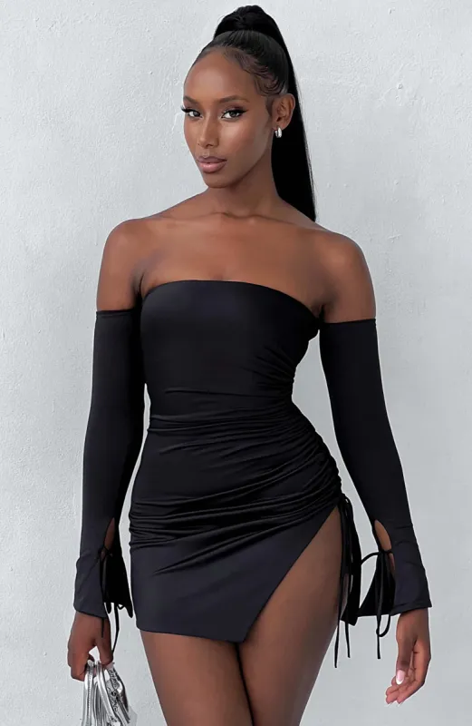 Becca Mini Dress - Black sold by Babyboo Fashion