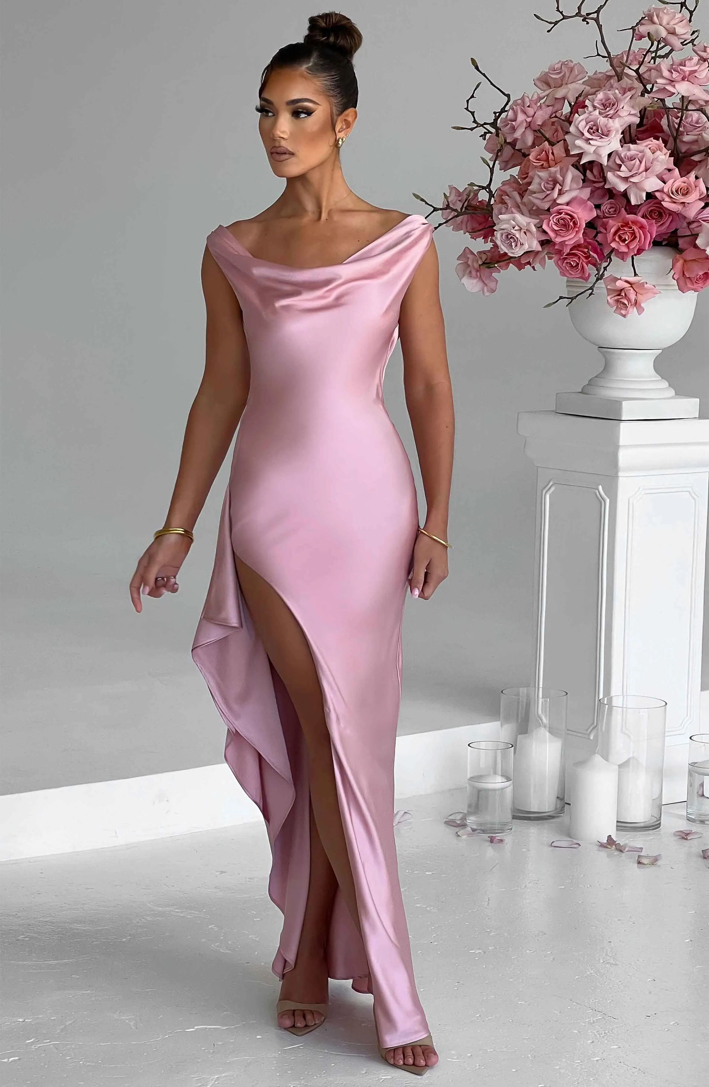 Marilyn Maxi Dress - Blush sold by Babyboo Fashion product image thumbnail 3