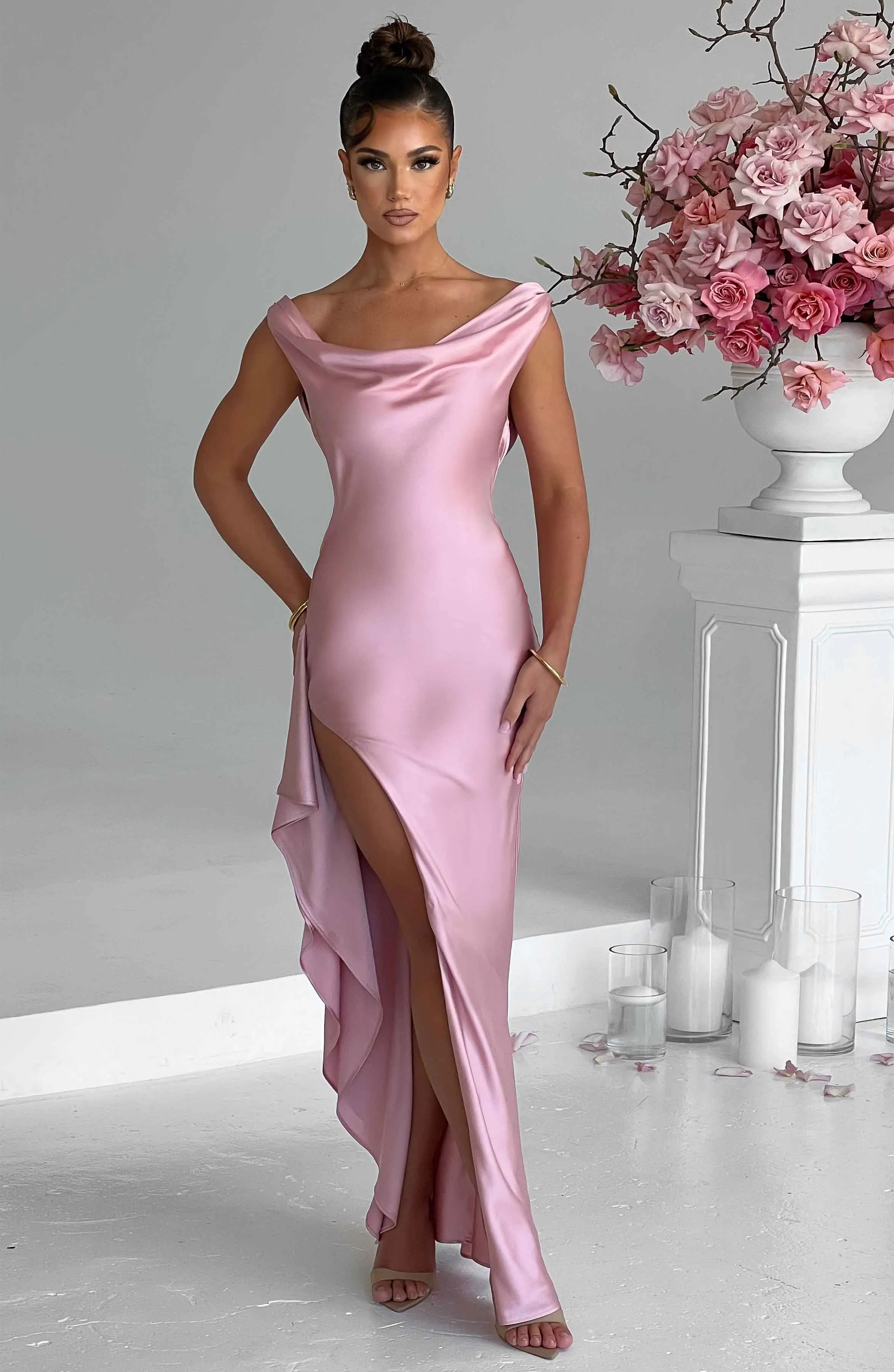 Marilyn Maxi Dress - Blush sold by Babyboo Fashion