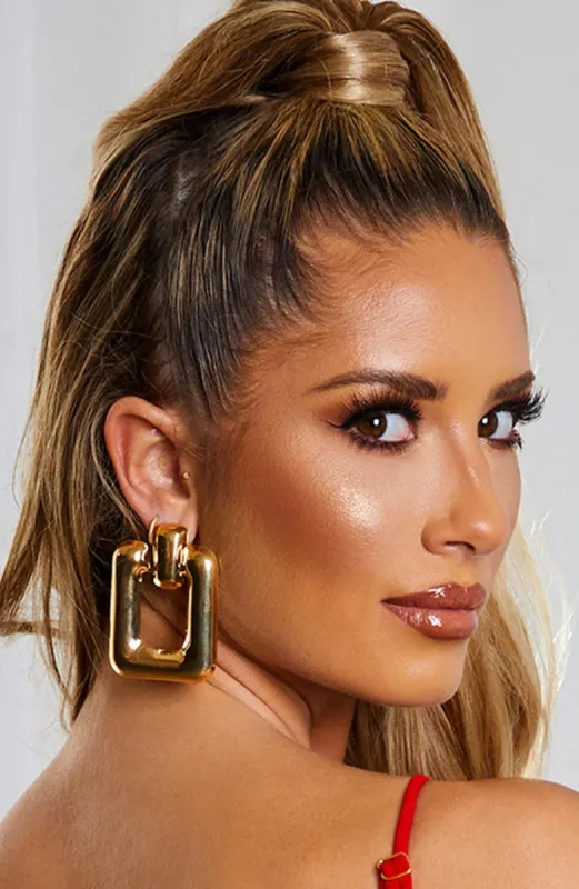 Melissa Earrings - Gold sold by Babyboo Fashion