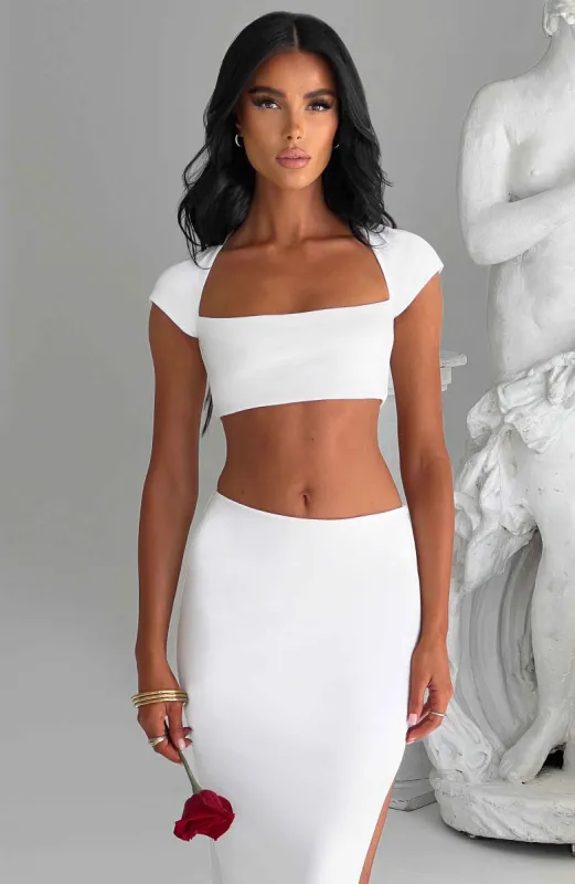 Adorn Top - Ivory sold by Babyboo Fashion