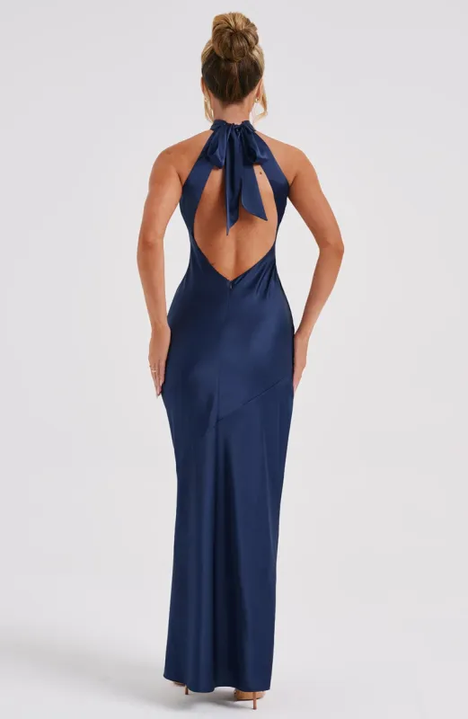 Etta Maxi Dress - Navy sold by Babyboo Fashion
