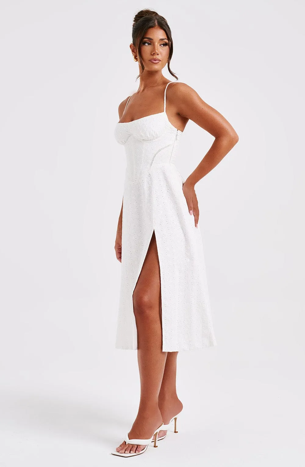 Luanna Midi Dress - Ivory sold by Babyboo Fashion product image thumbnail 5