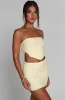 Jaz Mini Skirt - Lemon sold by Babyboo Fashion