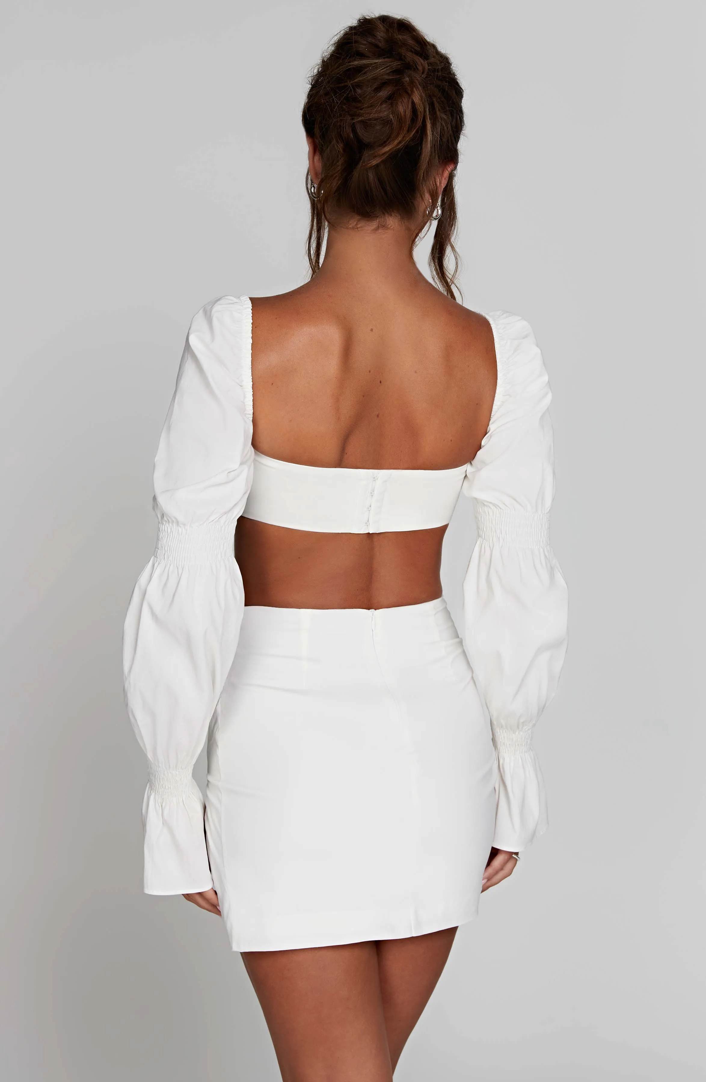 Perla Mini Skirt - White sold by Babyboo Fashion product image thumbnail 5