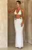 Jia Maxi Skirt - White sold by Babyboo Fashion
