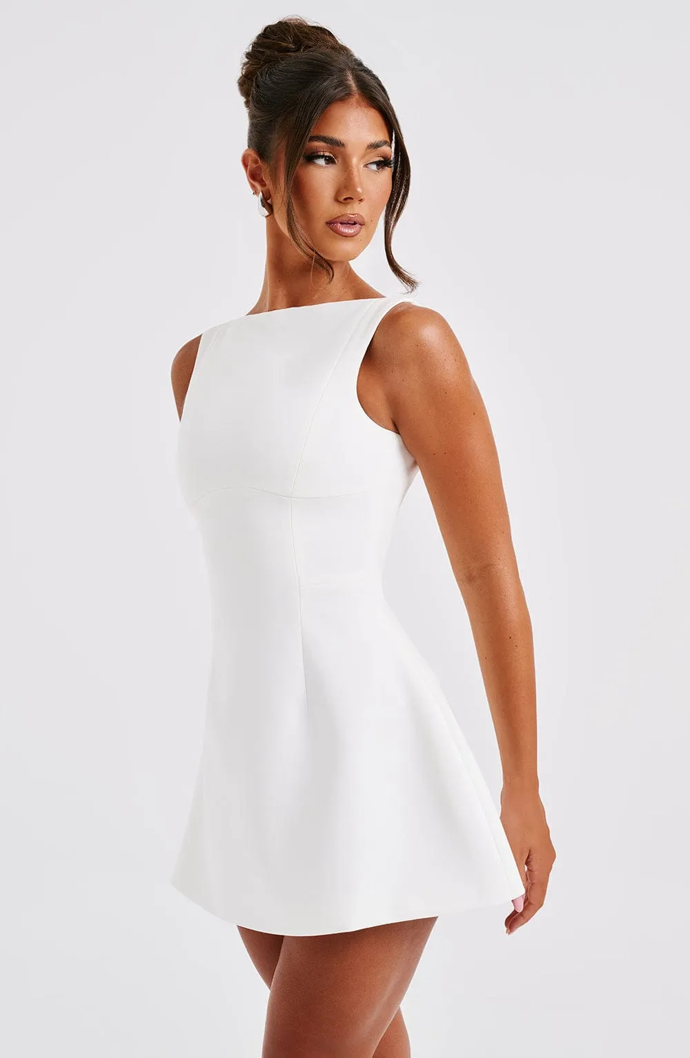 Alana Mini Dress - Ivory sold by Babyboo Fashion product image thumbnail 4