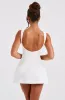 Alana Mini Dress - Ivory sold by Babyboo Fashion